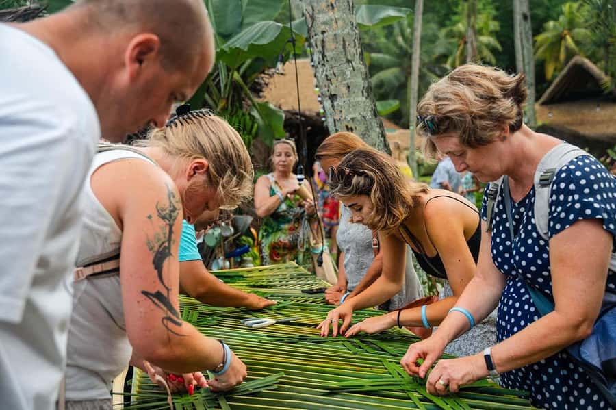 Cap Lazare: Discovery of Seychelles' Traditional Culture - Coconut de-husking and grating