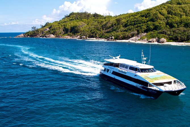 Cat Cocos: La Digue to Mahe Island Fast Ferry - Arriving in Victoria on Mahé