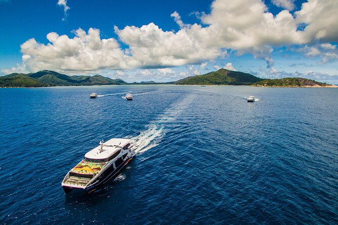 Cat Cocos: Mahe to La Digue Island Fast Ferry - From Victoria to the open sea