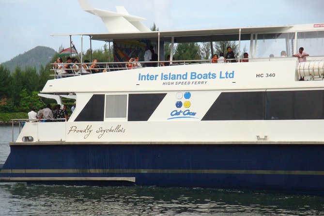 Cat Cocos: Mahe to La Digue Island Fast Ferry - Seating, decks, and luggage rules