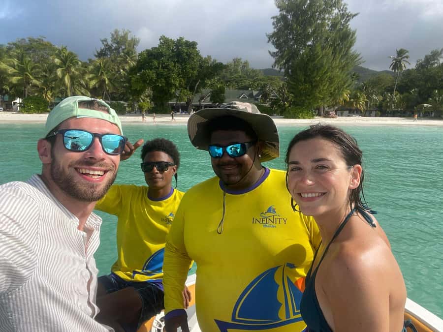 "Curieuse and St-Pierre Island Adventure: with Creole, BBQ - A Creole BBQ served at Anse José