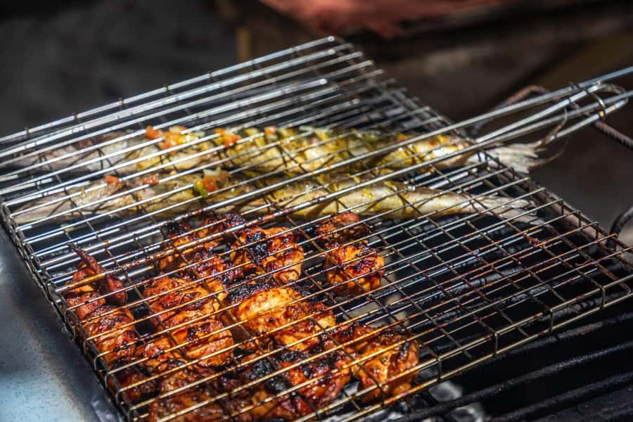 Curieuse and St. Pierre Islands Day Trip with BBQ Lunch - A generous Creole BBQ on the beach