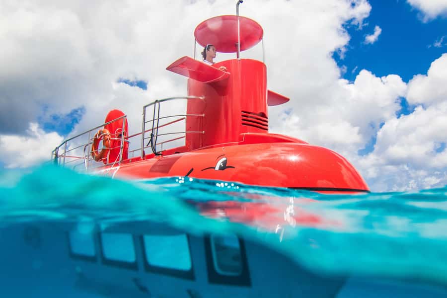 Eden Island: Semi-Submarine Tour in St. Anne Marine Park - The first half hour above the water