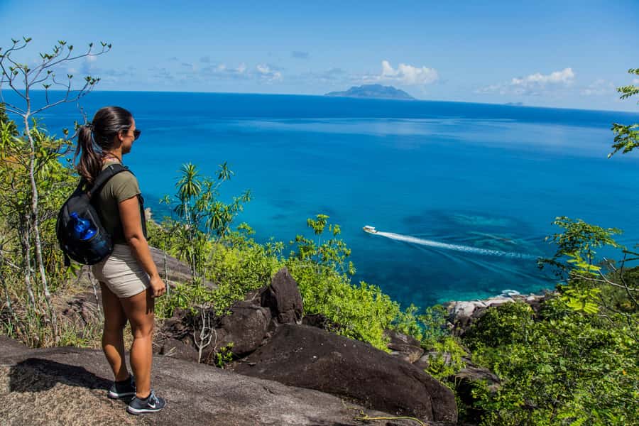 From Mahe: Guided Nature Trail Walk to Anse Major Beach - The Glacis trail: granite, valleys, and open sea