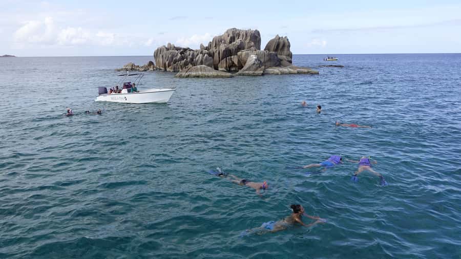 From Praslin: Cousin, Curieuse & St Pierre Islands Day Tour - What the beach BBQ is really like