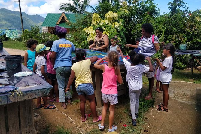 Learn the Traditional Seychelles Art of Sun Printing with Local Textile Designer - Letting the tropical sun print the fabric