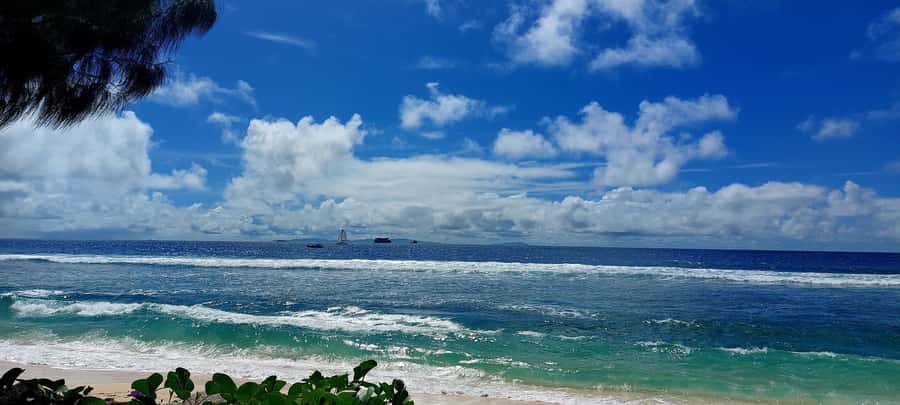 Tour Mahe Seychelles your way. Victoria national park beache - Mission Lodge and the View Toward Southern Mahé