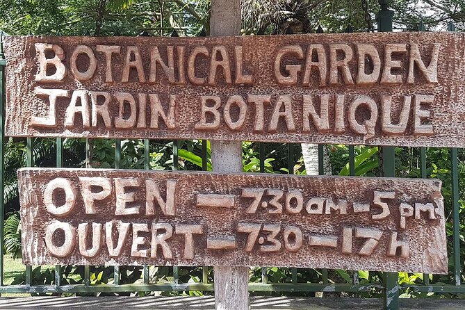 Victoria City Tour | Mahé, Seychelles | Private walking tour | - The Botanical Garden, giant tortoises, and Coco de Mer